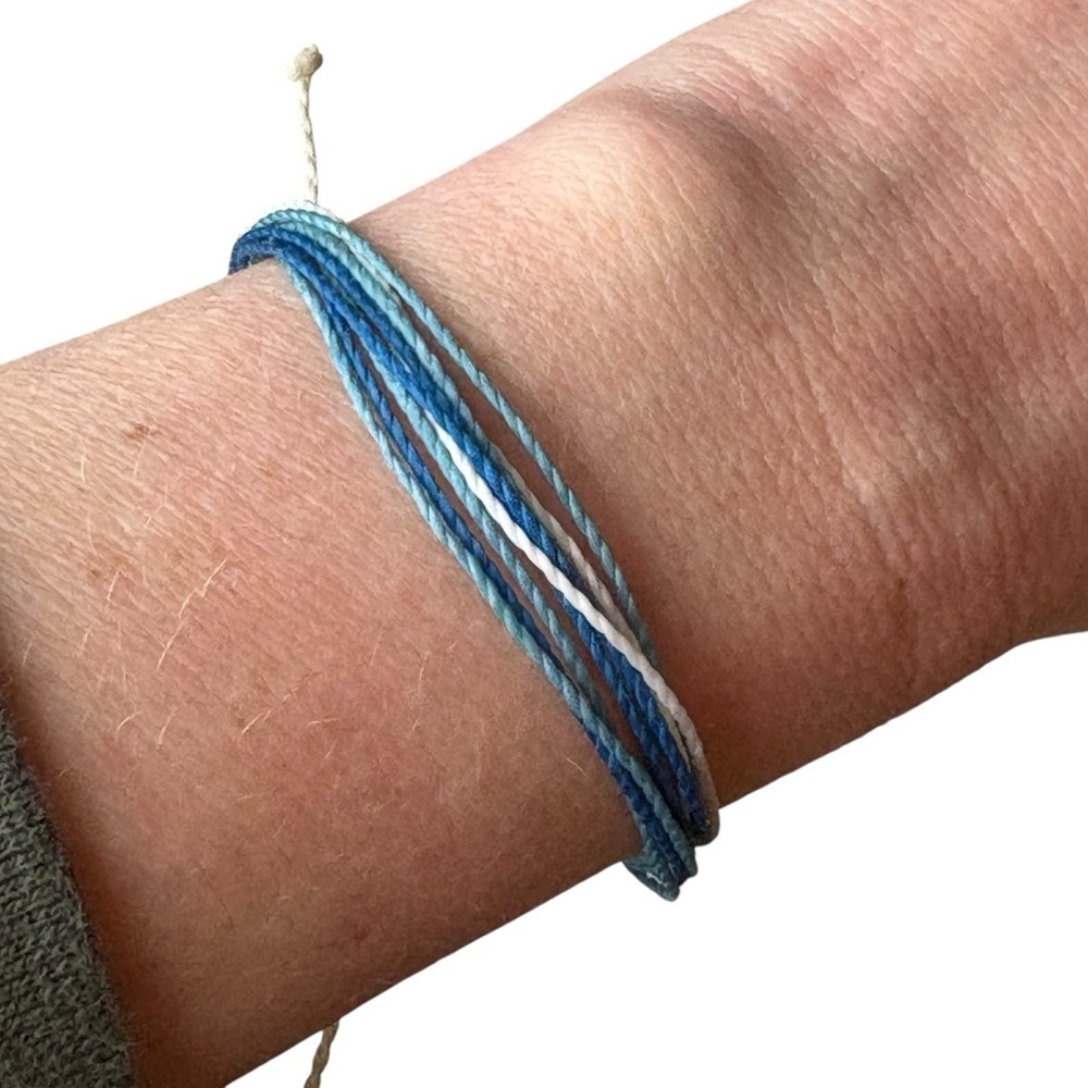 Pura Vida Set of 5 String Bracelets Braided Mult-Strands Beach Tropical Tone - Picture 7 of 13
